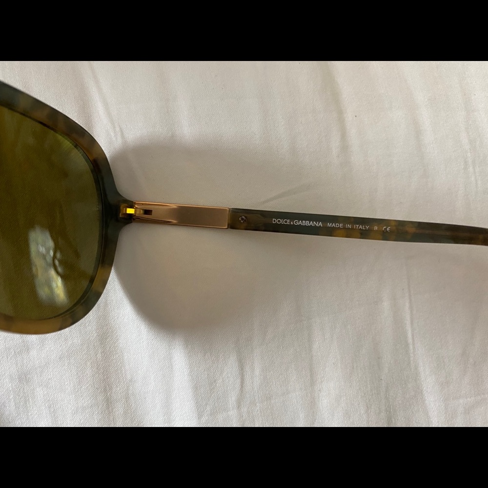 Dolce & Gabbana Tortoise Aviator Sunglasses - Picture 2 of 4